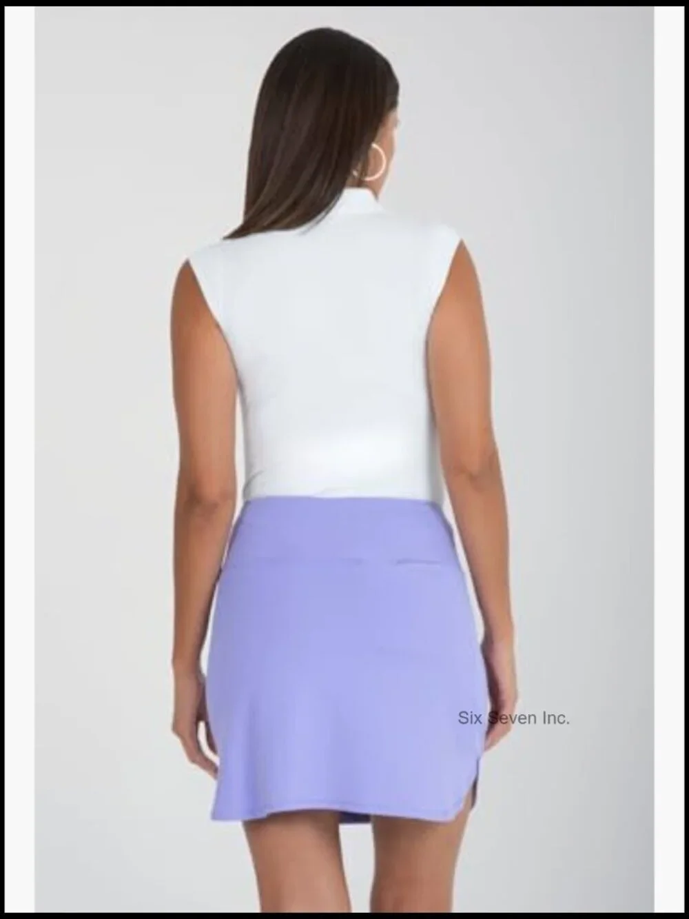 UPF 50+ Icefil Cooling Tech Straight Skort Pull On Active Skort